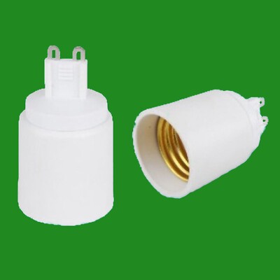 25x G9 auf Edison Schraube ES E27 Glühbirne Adapter Lampenfassung Konverter Halter