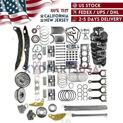 #ad G4KH Engine Overhaul Rebuild Kit Crankshaft Timing Rods For Hyundai KIA 2.0L $499.50