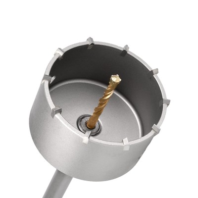 70mm / 2-3/4 inch Concrete Hole Saw with SDS Plus Rod, Cement Hole Saw, Brick...