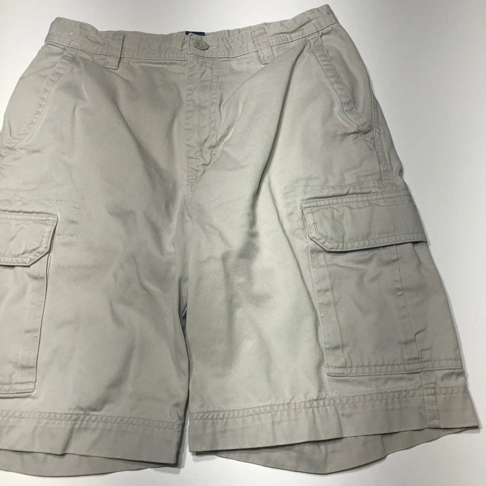 High Sierra 短裤男式 30 码棕褐色工装棉斜纹休闲版型平前 — 第 4/4 张图片