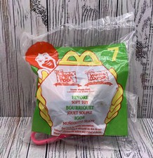 1999 McDonald  s Happy Meal Toy Winnie The Pooh Eeyore 7 Soft Hanger Toy NIP