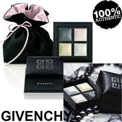 100 % AUTHENTISCH JENSEITS SELTEN GIVENCHY COUTURE LE PRISME PERLES 4 perlmuttfarbene LIDSCHATTEN 