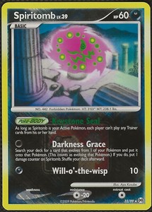 Pokemon SPIRITOMB 32/99 League Play Promo Liga Arceus Kryppuk English NM