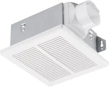 Bathroom Exhaust Fan, 50 CFM,1.0 Sone DC Motor,Quiet Bathroom Fan with No Attic