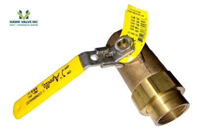 1'' APOLLO 70-305-27 BRONZE 600# FNPT X UNION END BALL VALVE
