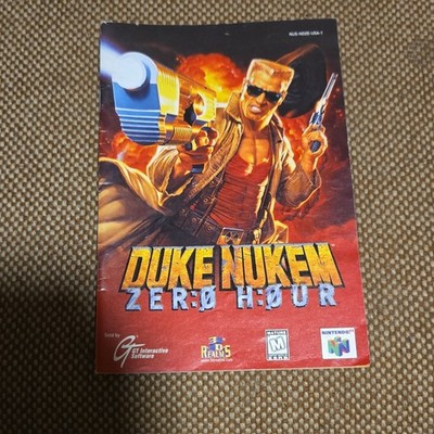 GT Interactive Duke Nukem: Zero Hour Nintendo 64 N64 Manual Original English