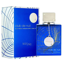 Armaf Club de Nuit Blue Iconic for Men Eau de Parfum Spray 3.6 Ounce.
