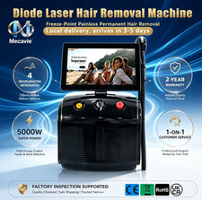 Portable 4 Wavelength Diode Laser 5000W Ice Cooled Salon Skin Care Apparatus