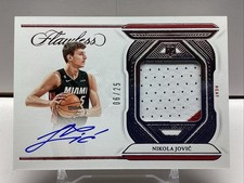 2022-23 NATIONAL TREASURES NIKOLA JOVIC FLAWLESS PATCH AUTOGRAPHS RC #6/25