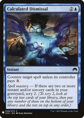Calculated Dismissal The List 48 MTG NM