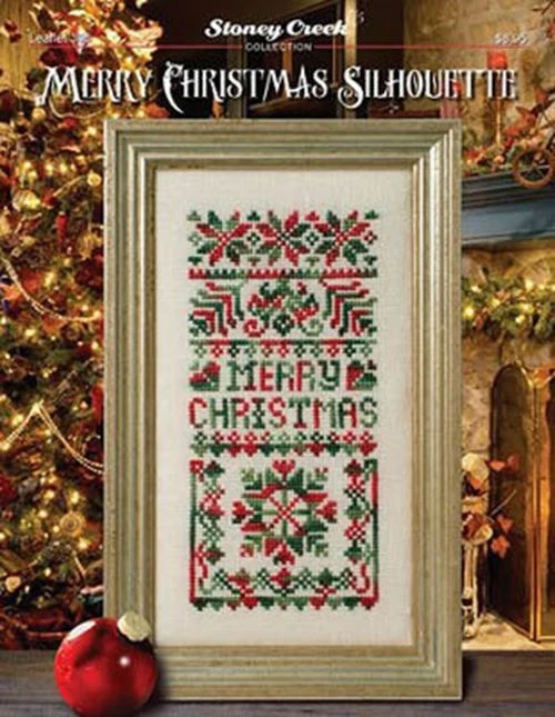Merry Christmas Silhouette LFT395 by Stoney Creek cross stitch pattern