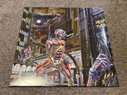 Iron Maiden Somewhere In Time 2023 Sanctuary Heavy Metal Reissue Sealed Vinyl LP