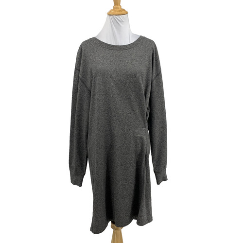 Cabi Dress Womens M Medium Obsidian Put On Sweatshirt Drop Shoulder Long Sleeve