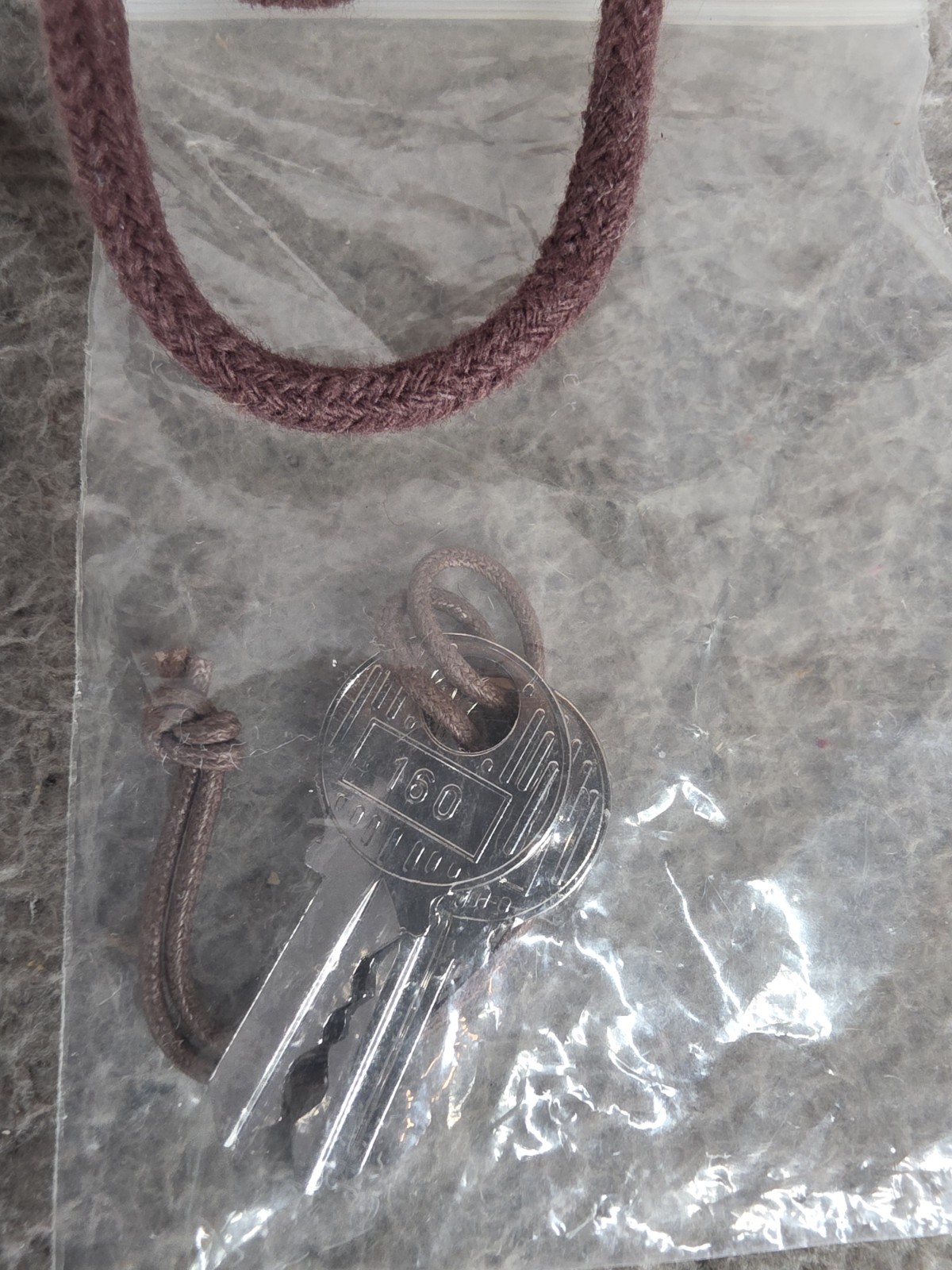 Authentic HERMES Small Drawstring Pouch Bag & 2 R… - image 2