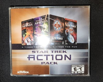 Activision Star Trek Action Pack PC Compilation w/ Manuals Expansion Pack 2002