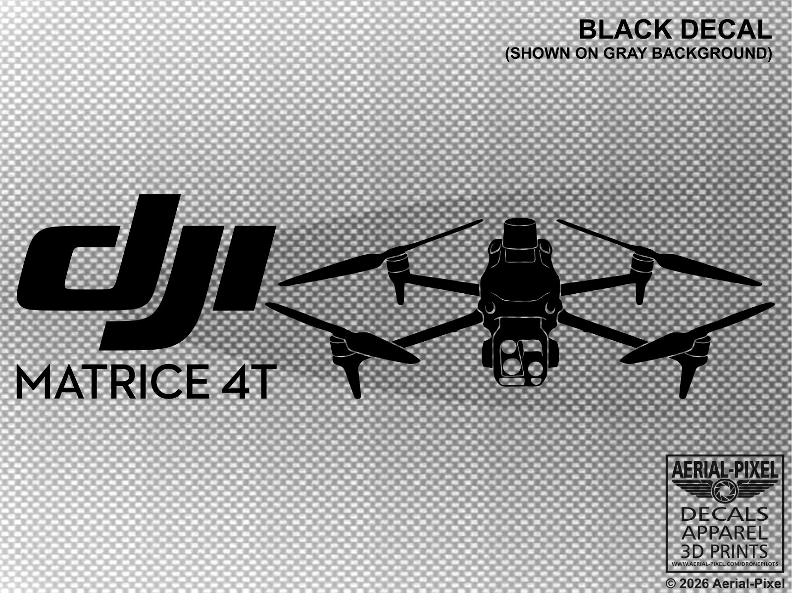 Black Decal
