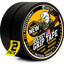 Hockey Tape Black 1inch Grip Tape 2 Roll Athletic Sports Tape Water-Resistan Mul