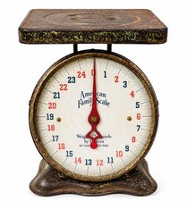 Vintage American Family 25 Lb Kitchen Scale R...