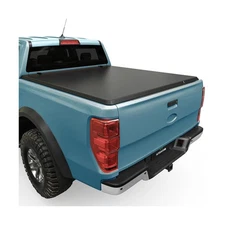AUTOSAVER88 Soft Roll Up Truck Bed Tonneau Cover Compatible with 2022 2023 20...