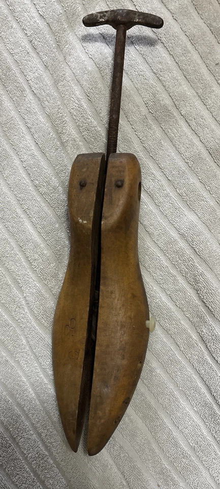 VTG Shoe Stretcher Wood Metal Handle Functional Cobbler Fashion - Image 2 of 4