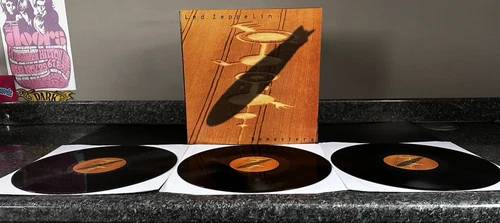 TRIPLE VINYL LP LED ZEPPELIN ALBUM REMASTERD ZEP 1 UK 1ST PRESS EX+/EX+ SUPERB