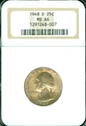1948 D QUARTER NGC MS66 LIGHT TONING 2ND FINEST REGISTRY *