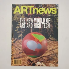 ArtNews February 1993 Art Goes High Tech Anatomy of Art School Esteban Vicente