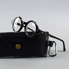 Thick Retro Round Acetate Eyeglasses Frame Men Women Full Rim Classic Glasses 