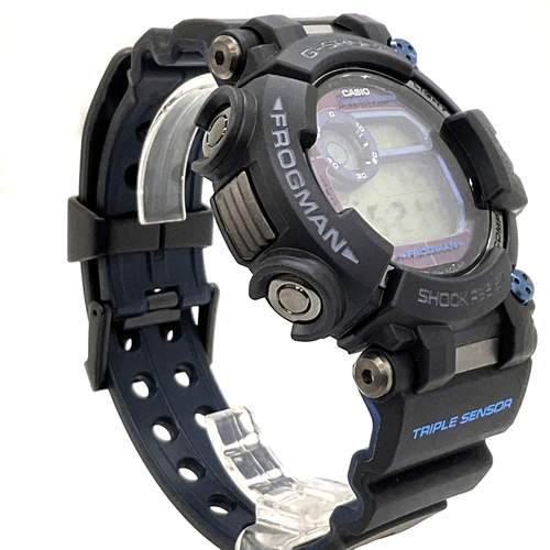 N Used Casio G-Shock Frogman Solar Radio Clock Gwf-D1000B-1Jf Black Dial Logo Bl - Picture 3 of 7