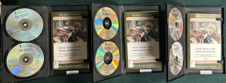 The Great Courses Great Artists of the Italian Renaissance 3 vol DVD Set - Image 3 of 3