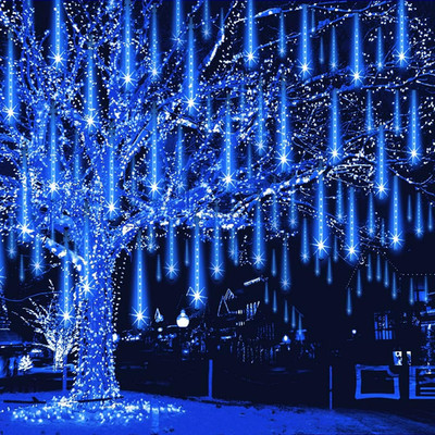 Meteor Shower Lights Outdoor Christmas Lights UL Certified Falling Rain Drop Sno