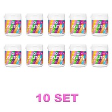 LOTTE XYLITOL GUM 7 KINDS FRUITS FLAVOR BOTTLE TYPE 133g 10 JAPAN JAPANESE