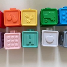 Fisher Price Colorful Soft Block Toy for Kids New Condition