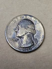 1942 Washington Quarter Silver 90% No Mint Mark Circulated