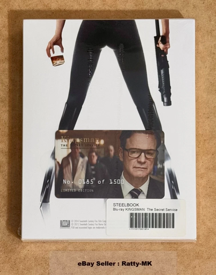 KINGSMAN : THE SECRET SERVICE - FILMARENA FAC #13 BLU RAY STEELBOOK - NEW - Image 2 of 4