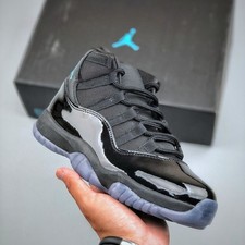 New Jordan 11 Retro Gamma 2025 Black Blue Men's CT8012-047