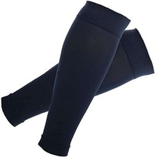 Sportsline Performance Leg Sleeves Black Large by VENOSAN