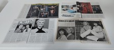 LORETTA GOGGI 1970-1978_set 10 pagine di fotoservizi-interviste_clippings