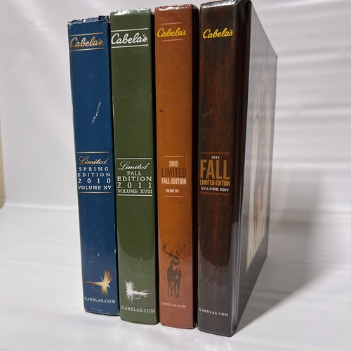 Cabela's Lot of 4 Catalogs Bundle - Limited Edition Series