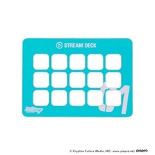 Stream Deck MK.2 Faceplate - Hatsune Miku Edition Replacement Plate