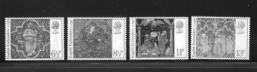 GREAT BRITAIN #798-801 1976 CHRISTMAS MINT VF NH O.G aa