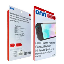 Glass Screen Protector for Nintendo Switch 2, Made with Durable Glass by Corning