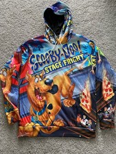 Scooby Doo Promo Stage Fright All over print Hoodie Pullover Adult XL AOP