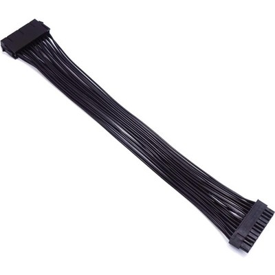 24 poliges ATX Stromkabel Verlängerung 30 5cm schwarz Kupfer