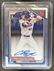 2024 Bowman Draft Carson Benge Chrome Auto Autograph 1st Prospect #CPA-CBG Mets