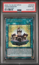 2024 YU-GI-OH! MP24-25TH ANV TIN: DUELING MIRRORS 1ST ED TOON KINGDOM PSA 10