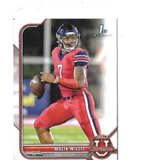 MALIK WILLIS 2022 TOPPS *BOWMAN U* BASE (ROOKIE) PACK FRESH #29  FREE SHIP!!!