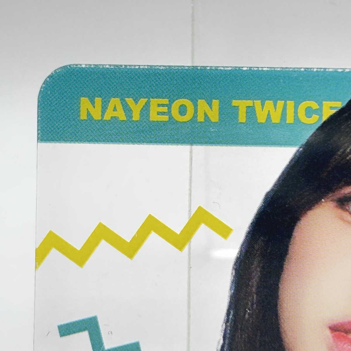 TWICE Nayeon Signed Ttrading Photo Clear Card Idol Cute Rare Japan