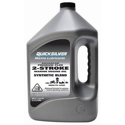Quicksilver Advanced Premium Plus TC-W3 2-Cycle Outboard Oil - Synthetic Blend