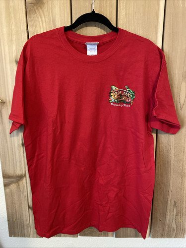 Ron Jon Surf Shop Red Short Sleeve T Shirt(Panama City Beach) Size L NWT